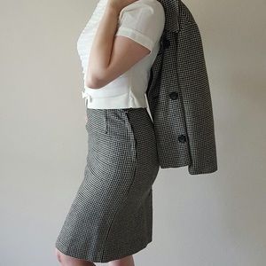 Vintage Houndstooth Suit Size Small